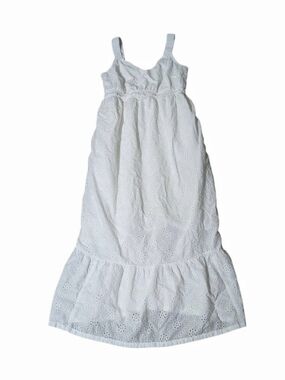 Isabel Maternity White Cotton Mini Dress Size Small NWT